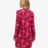 Langärmliges Minikleid mit Print