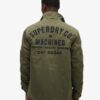Leichte Jacke im Militär-M65-Stil mit Stickerei