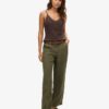 Leinenhose mit niedriger Leibhöhe Leinenhose mit niedriger Leibhöhe
