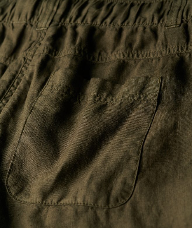 Leinenhose mit niedriger Leibhöhe Leinenhose mit niedriger Leibhöhe