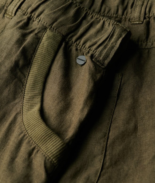 Leinenhose mit niedriger Leibhöhe Leinenhose mit niedriger Leibhöhe