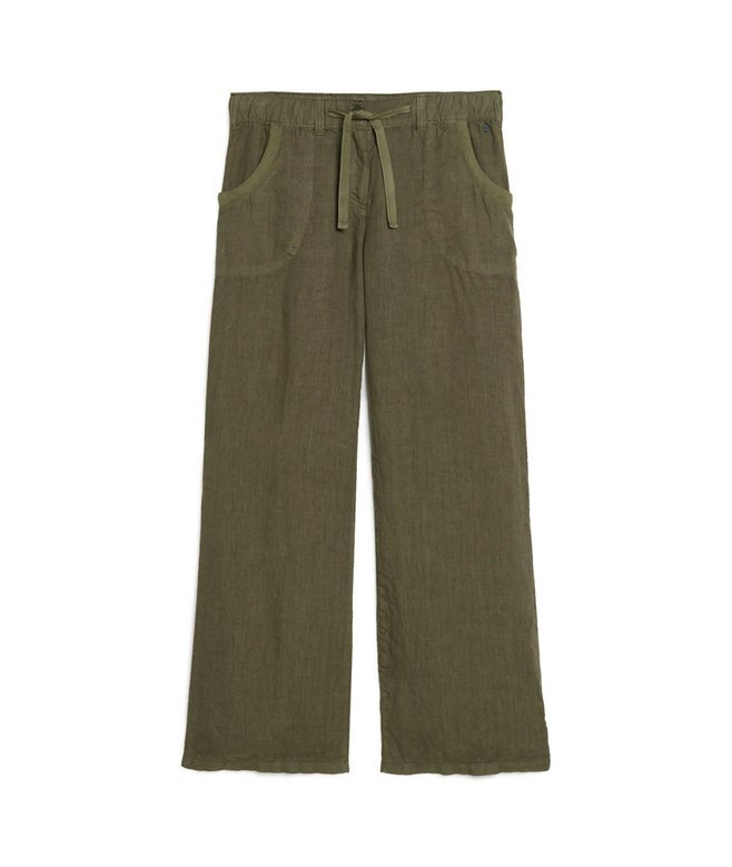 Leinenhose mit niedriger Leibhöhe Leinenhose mit niedriger Leibhöhe
