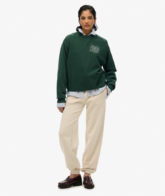 Lo-Fi Outdoor Mono Loose Crew Sweatshirt Lo-Fi Outdoor Mono Loose Crew Sweatshirt