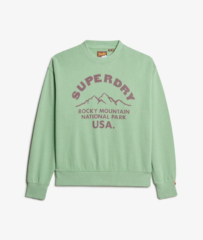 Lo-Fi Outdoor Mono Loose Crew Sweatshirt Lo-Fi Outdoor Mono Loose Crew Sweatshirt