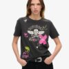 Lo-Fi-Punk-Poster-T-Shirt in lockerer Passform