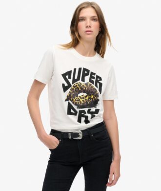 Lo-Fi-Punk-Poster-T-Shirt in lockerer Passform