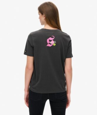 Lo-Fi-Punk-Poster-T-Shirt in lockerer Passform