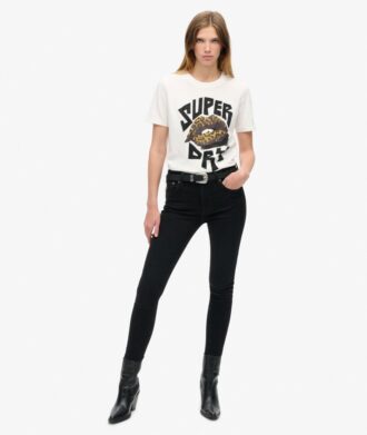 Lo-Fi-Punk-Poster-T-Shirt in lockerer Passform