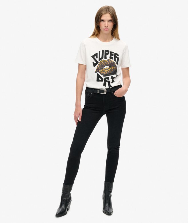 Lo-Fi-Punk-Poster-T-Shirt in lockerer Passform Lo-Fi-Punk-Poster-T-Shirt in lockerer Passform