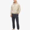 Locker sitzender Kapuzenpullover mit Micro-Logo-Grafik