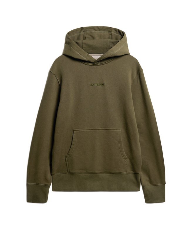 Locker sitzender Kapuzenpullover mit Micro-Logo-Grafik Locker sitzender Kapuzenpullover mit Micro-Logo-Grafik