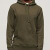 Locker sitzender Kapuzenpullover mit Micro-Logo-Grafik Locker sitzender Kapuzenpullover mit Micro-Logo-Grafik