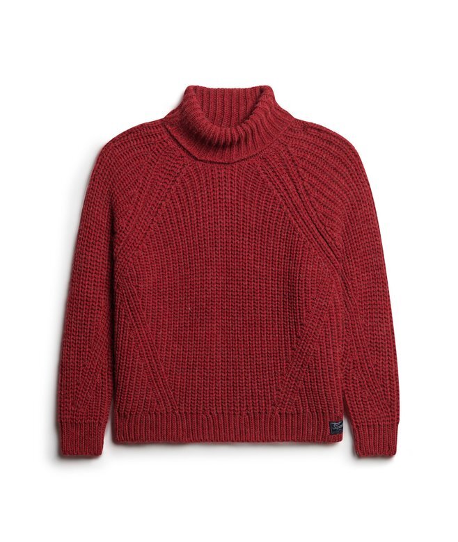 Locker sitzender Rollkragenpullover aus Strickmode Locker sitzender Rollkragenpullover aus Strickmode