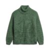 Locker sitzender Rollkragenpullover aus Strickmode Locker sitzender Rollkragenpullover aus Strickmode