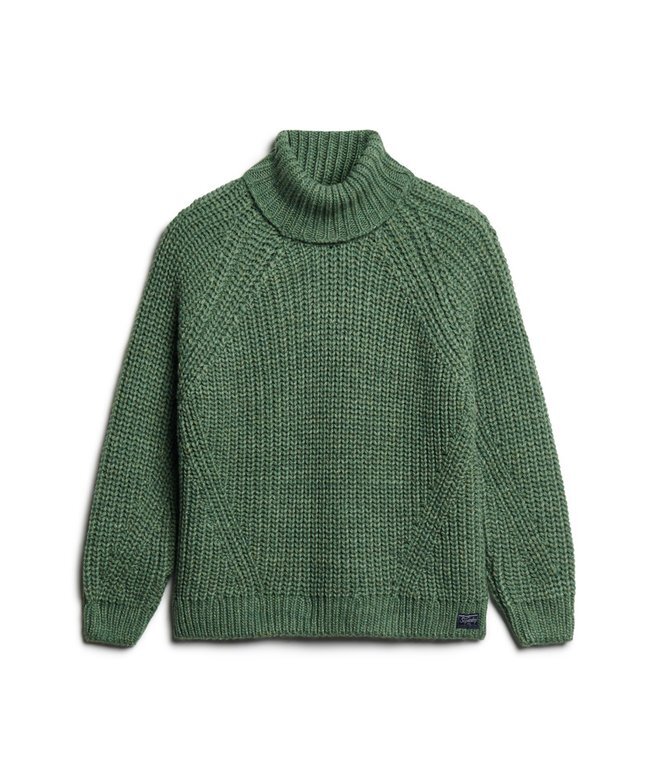 Locker sitzender Rollkragenpullover aus Strickmode Locker sitzender Rollkragenpullover aus Strickmode
