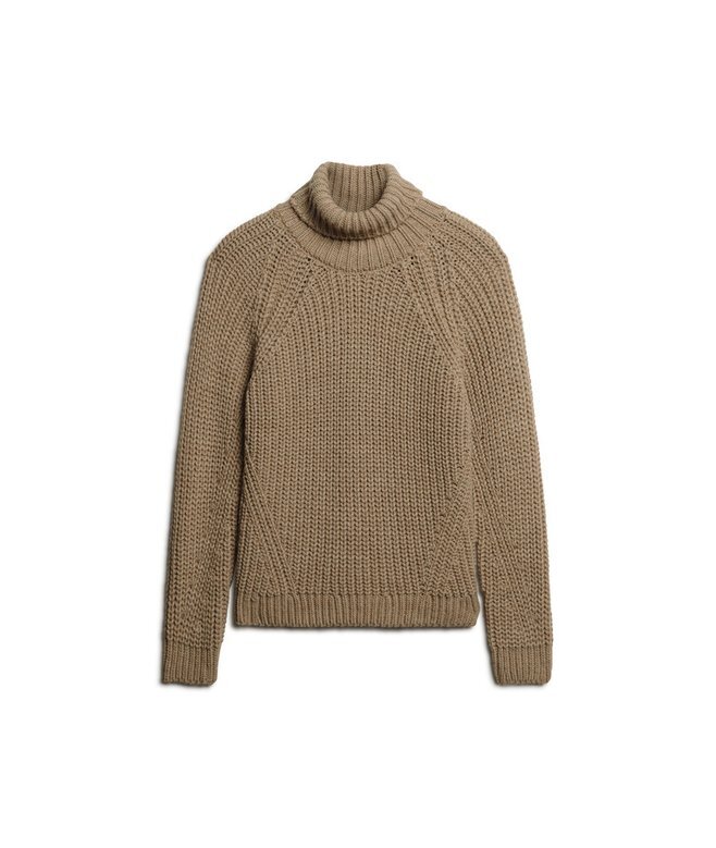 Locker sitzender Rollkragenpullover aus Strickmode Locker sitzender Rollkragenpullover aus Strickmode