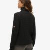 Locker sitzender Rollkragenpullover mit Zopfmuster Locker sitzender Rollkragenpullover mit Zopfmuster