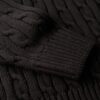 Locker sitzender Rollkragenpullover mit Zopfmuster Locker sitzender Rollkragenpullover mit Zopfmuster