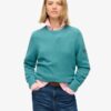 Locker sitzender Strickpullover mit Rundhalsausschnitt Locker sitzender Strickpullover mit Rundhalsausschnitt