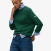 Locker sitzender Strickpullover mit Rundhalsausschnitt Locker sitzender Strickpullover mit Rundhalsausschnitt