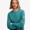 Locker sitzender Strickpullover mit Rundhalsausschnitt Locker sitzender Strickpullover mit Rundhalsausschnitt