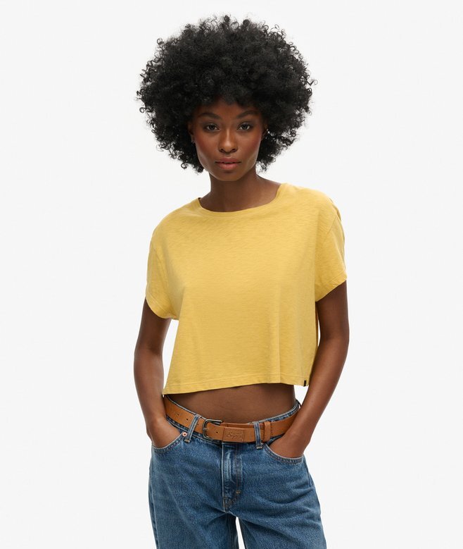 Locker sitzendes, kurzes T-Shirt Locker sitzendes, kurzes T-Shirt