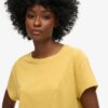 Locker sitzendes, kurzes T-Shirt Locker sitzendes, kurzes T-Shirt