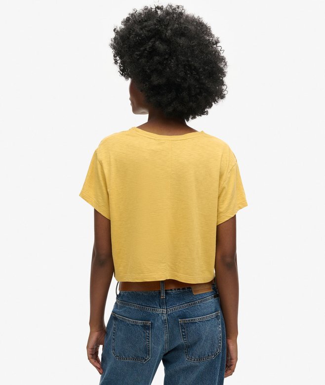 Locker sitzendes, kurzes T-Shirt Locker sitzendes, kurzes T-Shirt