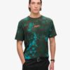 Locker sitzendes T-Shirt mit Utility-Camo-Grafik