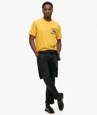 Lockeres T-Shirt mit Biker-Grafik