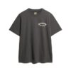 Lockeres T-Shirt mit Tattoo-Grafik auf dem Rücken Lockeres T-Shirt mit Tattoo-Grafik auf dem Rücken