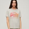 Lässiges T-Shirt mit farblich abgestimmter Grafik Lässiges T-Shirt mit farblich abgestimmter Grafik