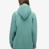 Luxe Metallic Logo Hooded Kleid Luxe Metallic Logo Hooded Kleid