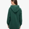 Luxe Metallic Logo Kapuzenpullover-Kleid Luxe Metallic Logo Kapuzenpullover-Kleid