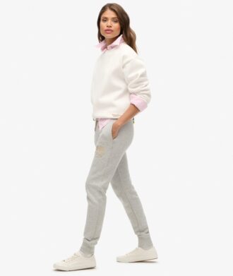 Luxe Metallic Logo Slim Jogginghosen