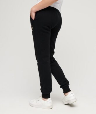 Luxe Metallic Logo Slim Jogginghosen