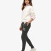 Luxe Metallic Logo Slim Jogginghosen Luxe Metallic Logo Slim Jogginghosen