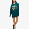 Luxe Metallic Logo Sweatkleid Luxe Metallic Logo Sweatkleid