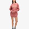 Luxe Metallic Logo Sweatkleid Luxe Metallic Logo Sweatkleid