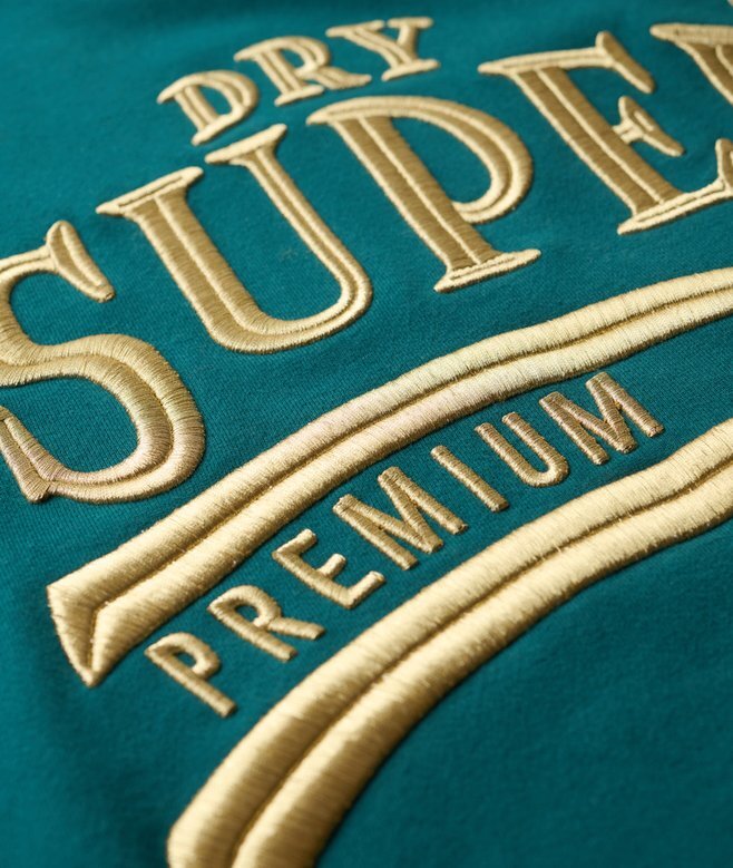 Luxe Metallic Logo Sweatkleid Luxe Metallic Logo Sweatkleid