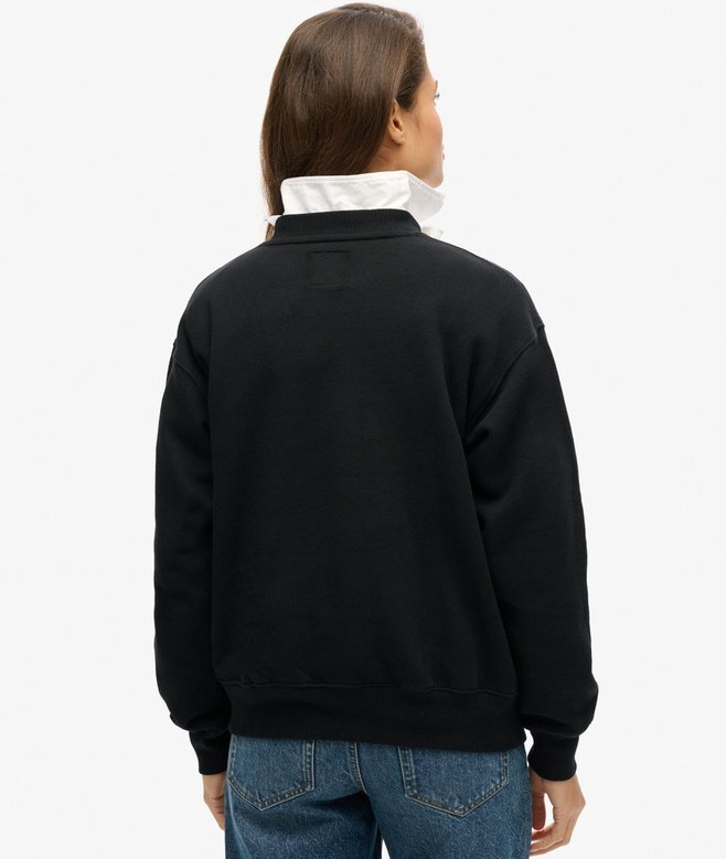 Luxe Metallic Logo Sweatshirt Luxe Metallic Logo Sweatshirt