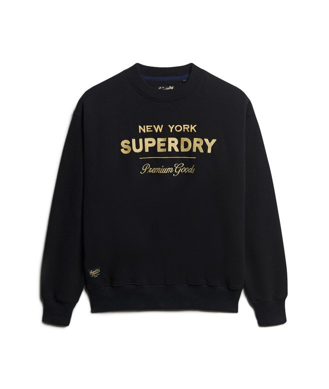 Luxe Metallic Logo Sweatshirt Luxe Metallic Logo Sweatshirt