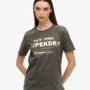 Luxuriöses Metallic-Logo-T-Shirt