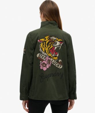 M65 Militärjacke mit Verzierungen