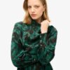 Maxi-Jacquardkleid mit Wasserfallausschnitt Maxi-Jacquardkleid mit Wasserfallausschnitt