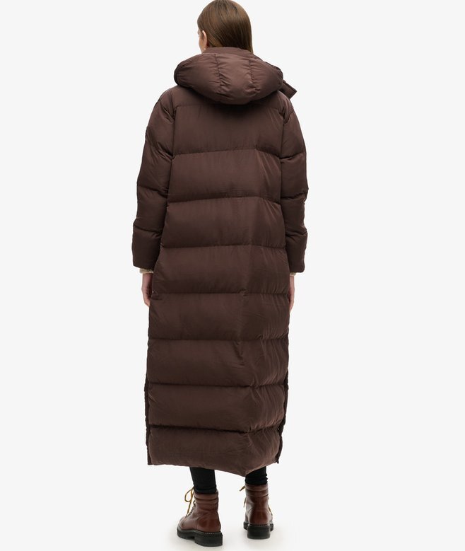 Maxi-Puffer-Mantel mit Kapuze Maxi-Puffer-Mantel mit Kapuze