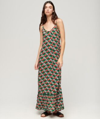 Maxi-Strand-Cami-Kleid