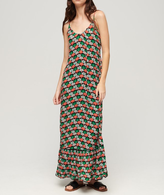 Maxi-Strand-Cami-Kleid Maxi-Strand-Cami-Kleid