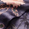 Maxikleid aus bedrucktem Satin