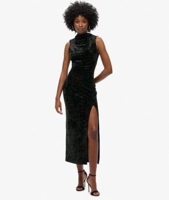 Maxikleid aus Samt